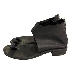 OFFICINE CREATIVE KEYHOLE OPEN TOE ANKLE SHOE LEATHER​​​​ SIZE:37.5